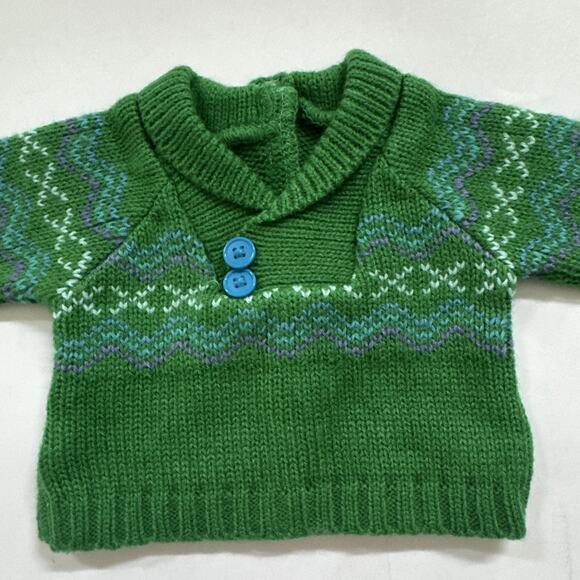 American Girl Bitty Twin Fair Isle Playset Complete Boy Outfit Shoe Doll Clothes - Picture 3 of 9